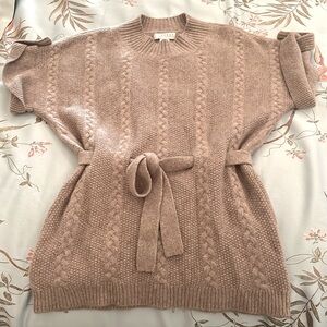 Vintage Kenar thick heather brown cashmere sweater